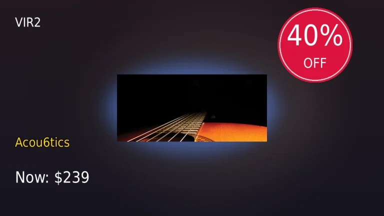 【3/9まで】Vir2 Acou6ticsが40%OFF！底値圏