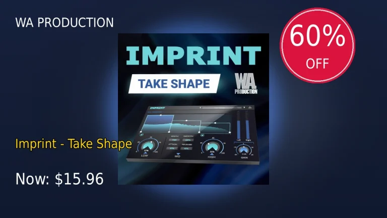 【4/16まで】WA Production Imprint – Take Shapeが60%OFF！高割引セール
