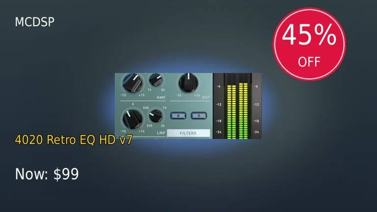 McDSP 4020 Retro EQ HD v7が45%OFF！最安値クラス