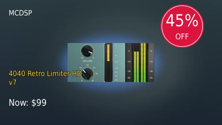 McDSP 4040 Retro Limiter HD v7が45%OFF！最安値クラス