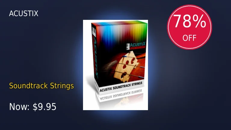 【5/23まで】AcustiX Soundtrack Stringsが78%OFF！注目セール