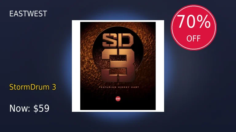【3/29まで】EastWest StormDrum 3が70%OFF！過去最安値圏