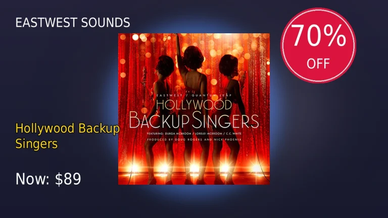 【4/30まで】EastWest Sounds Hollywood Backup Singersが70%OFF！底値圏