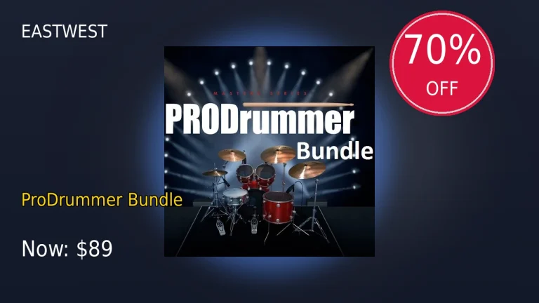 【4/30まで】EastWest ProDrummer Bundleが70%OFF！大幅割引