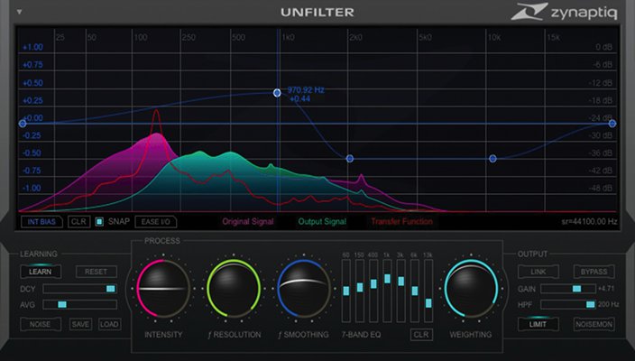 Unfilter AI-POWERED SMART EQ
